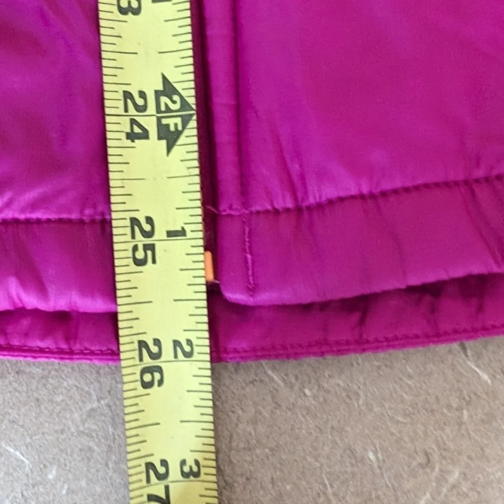Lands End Pink & Gray Colorblock lightweight jacket or base layer Size XL (16)